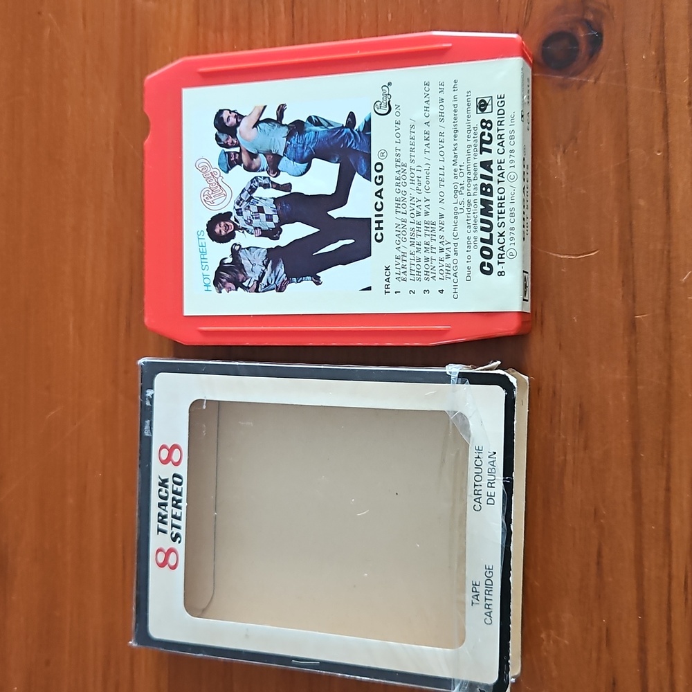 Chicago Hot‎ Streets 8 track stereo tape cartridge